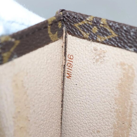 LOUIS VUITTON Monogram Sac Plat Hand Bag M51140 LV Auth 120846 - Picture 12 of 16